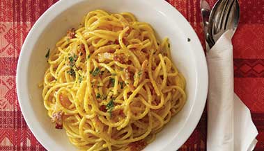 recipe idea Spaghetti carbonara